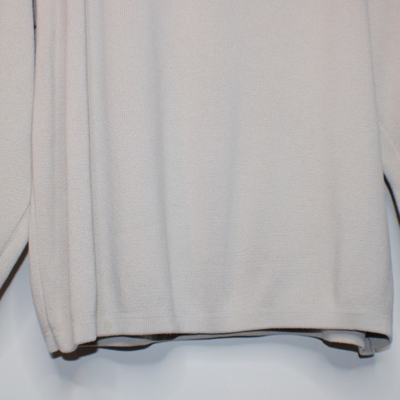 Timberland Light Gray Knit Grandpa Sweater 2XL - Picture 10 of 11